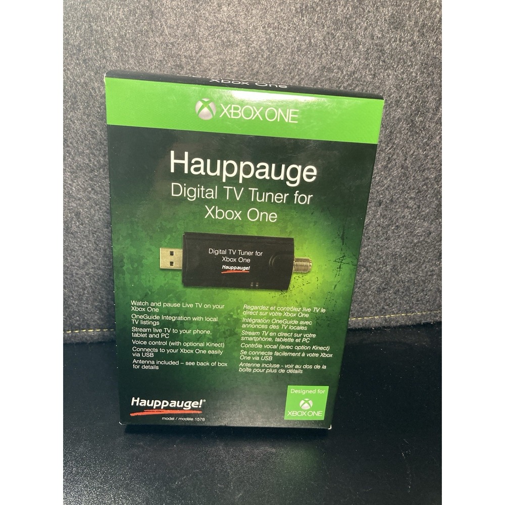 Hauppauge Digital TV Tuner for Xbox One 1578 Video Capture Black And PC